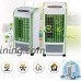 Household Pedestal Fans XUERUI Air Cooler 4 in 1 Air Conditioner Humidifier Purifier Freshener Portable Mini Water Cooling Fan 3.5L Green with Remote Control - B07GRPLDKC